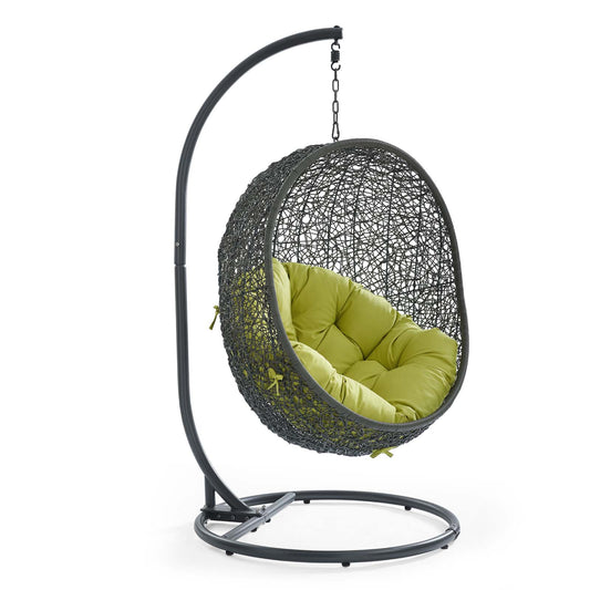 Hide Outdoor Patio Swing Chair With Stand