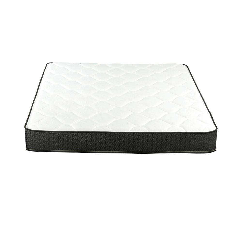 Santa Barbara Full Mattress White and Charcoal