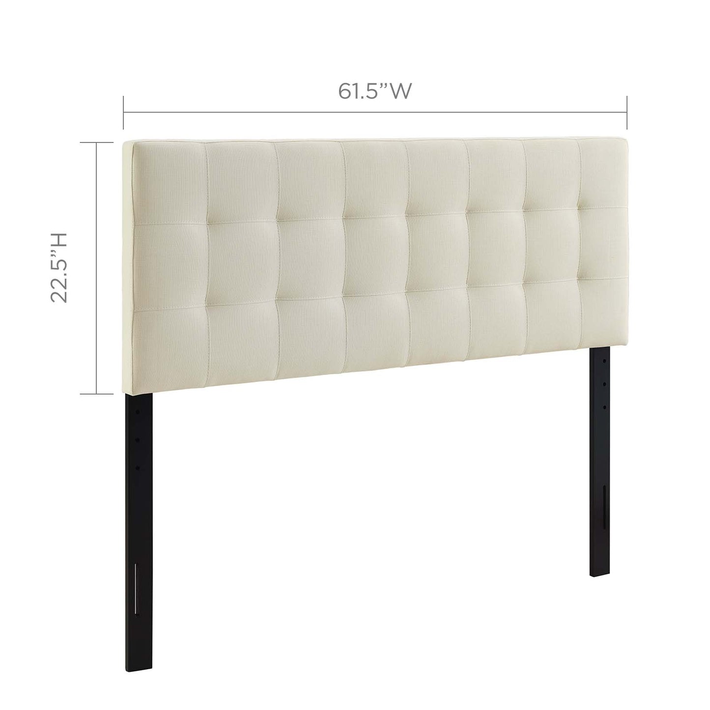 Lily Queen Upholstered Fabric Headboard