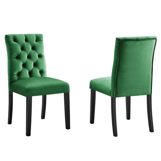 Duchess Performance Velvet Dining Chairs - Set of 2