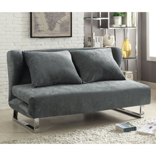 Vera Upholstered Sofa Bed Grey