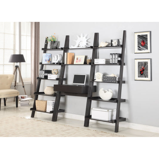 Colella 2-shelf Writing Ladder Desk Cappuccino