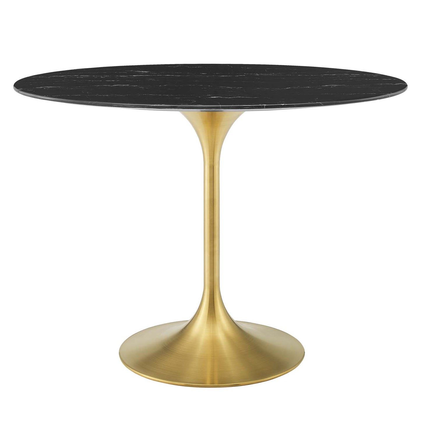 Lippa 42"  Oval Artificial Marble Dining Table
