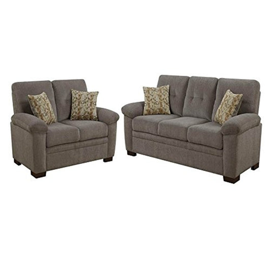 Fairbairn Upholstered Tufted Living Room Set