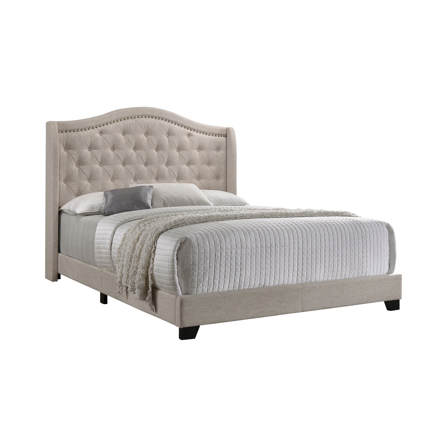 Sonoma Camel Back Full Bed Beige