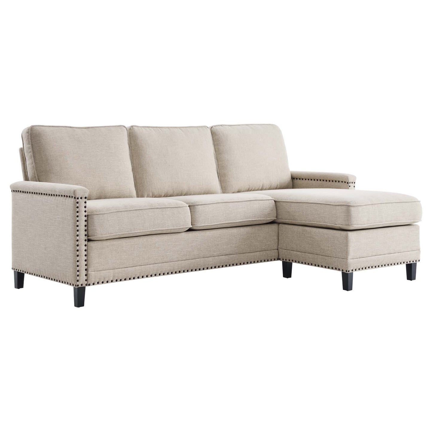 Ashton Upholstered Fabric Sectional Sofa