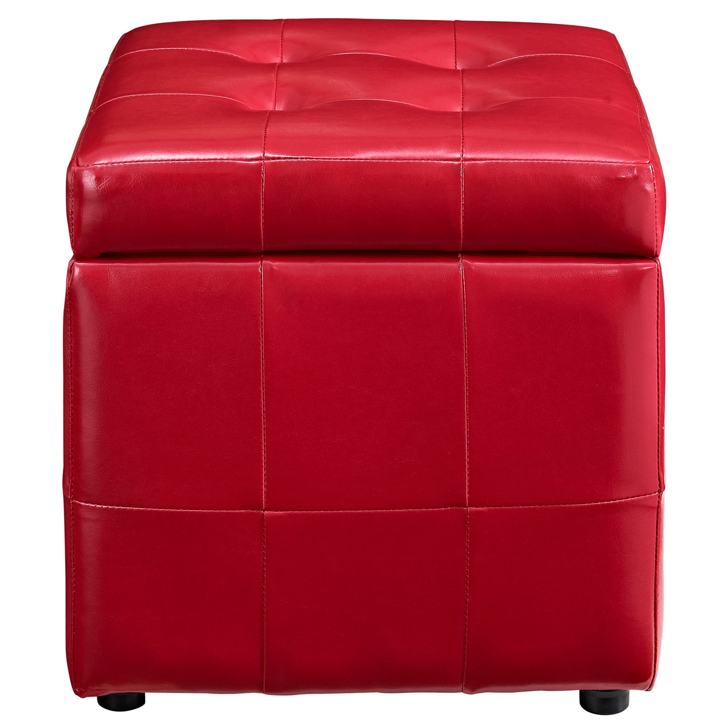 Volt Storage Upholstered Vinyl Ottoman