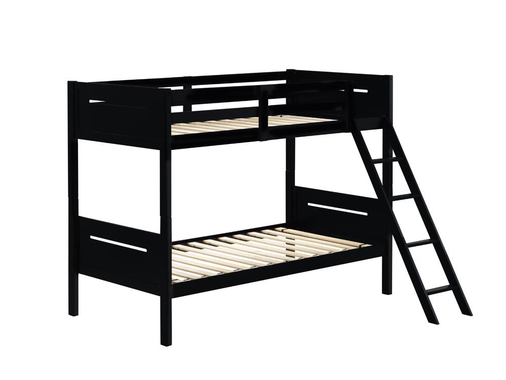 Littleton Twin/Twin Bunk Bed Black