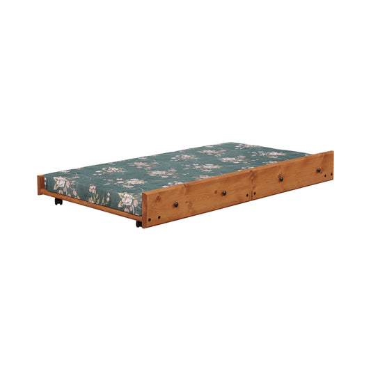 Wrangle Hill Trundle with Bunkie Mattress Amber Wash