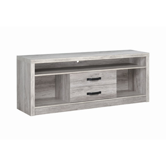 2-drawer TV Console Grey Driftwood