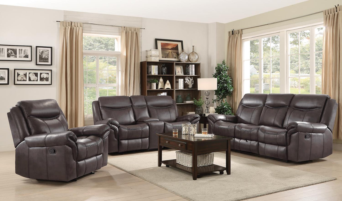 Sawyer Upholstered Glider Recliner Cocoa