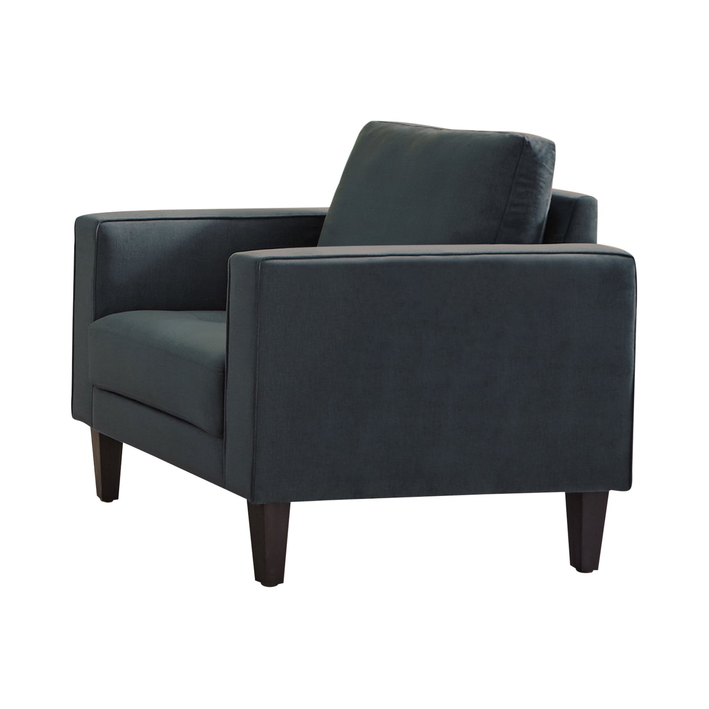Gulfdale Cushion Back Upholstered Chair Dark Teal
