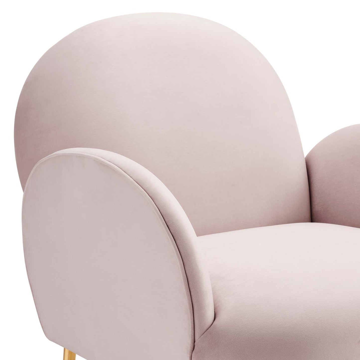 Transcend Performance Velvet Armchair