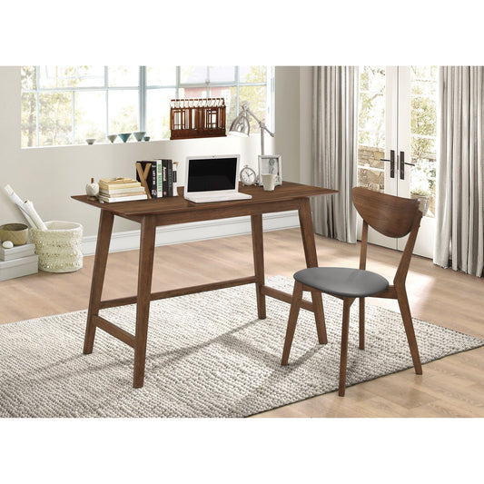 Karri 2-piece Writing Desk Set Walnut