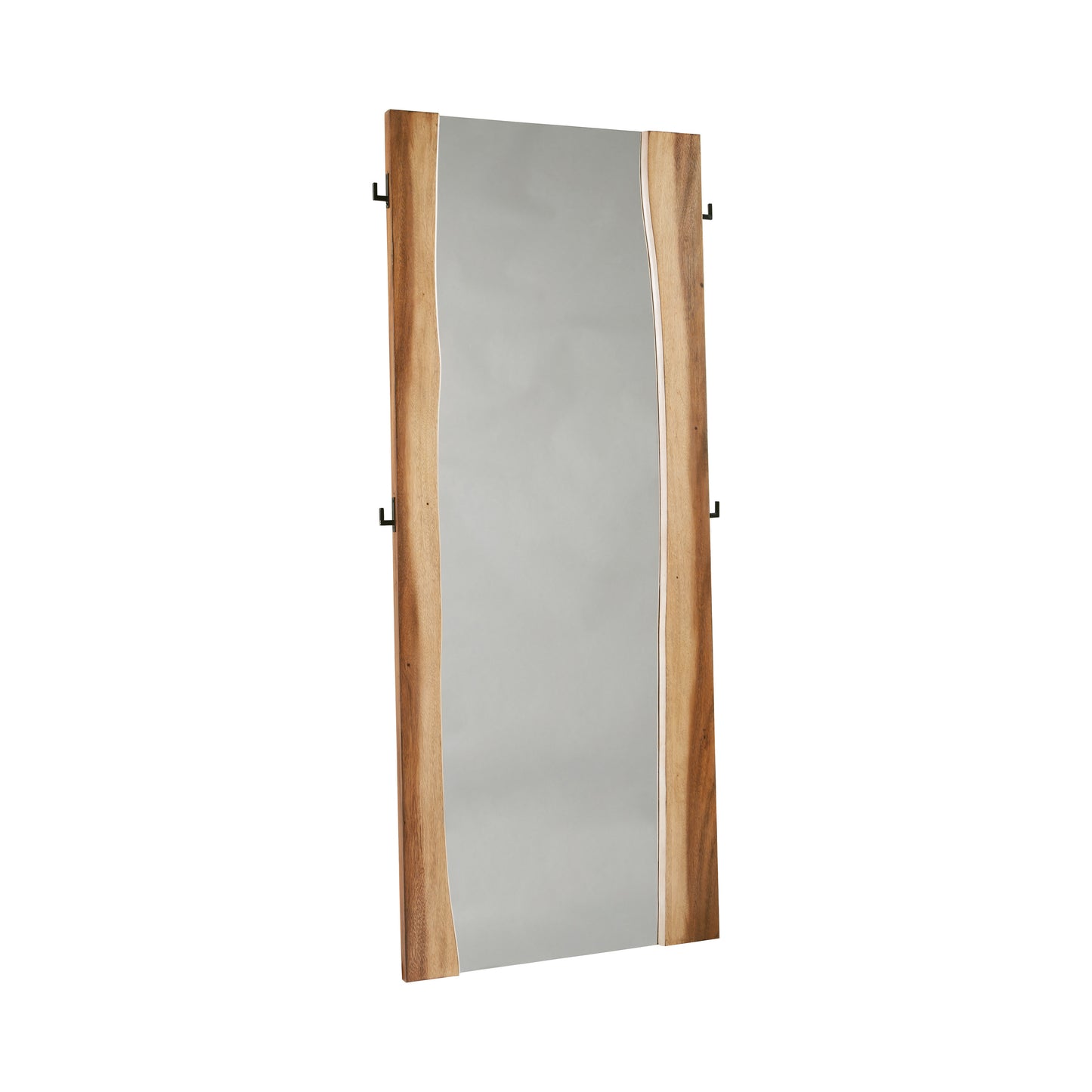 Winslow Standing Mirror Smokey Walnut and Coffee Bean