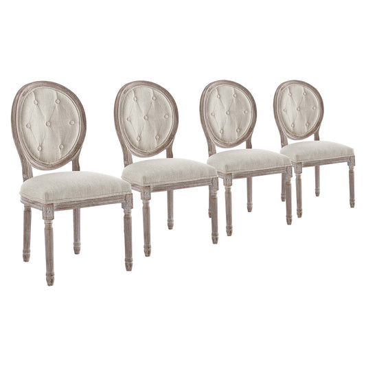 Arise Dining Side Chair Upholstered Fabric Set of 4