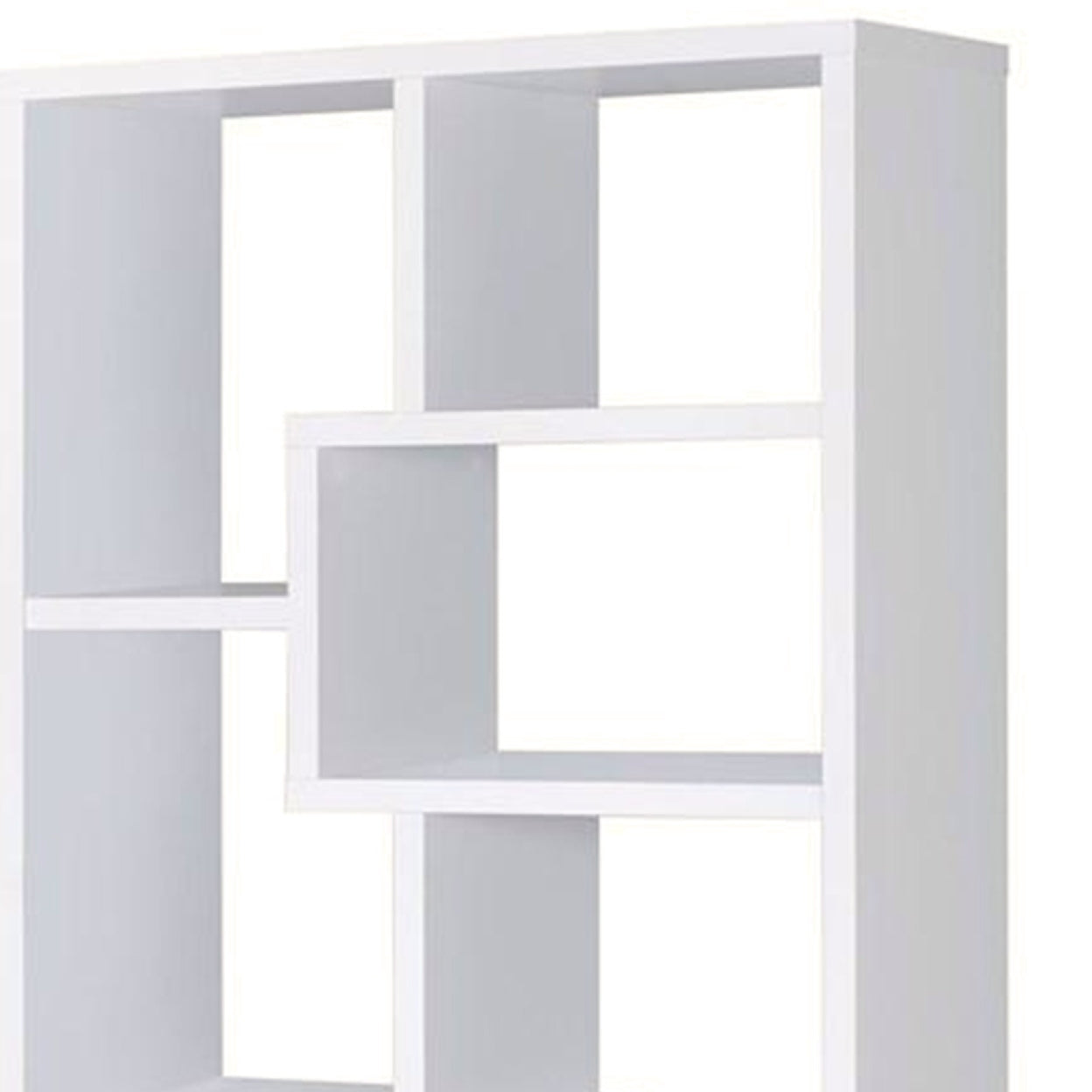 Theo 10-shelf Bookcase White