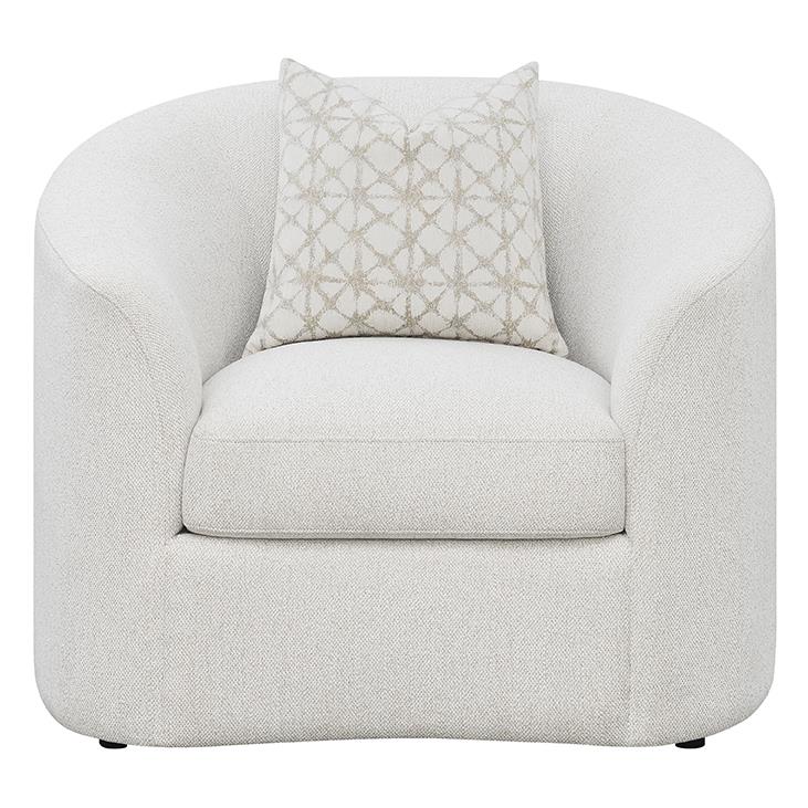 Rainn Upholstered Tight Back Chair Latte