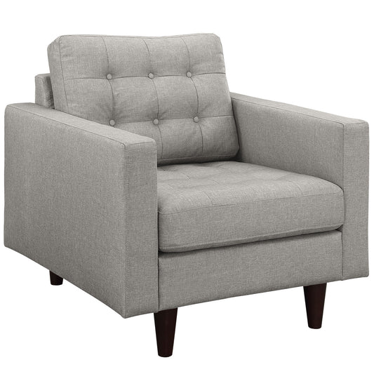 Empress Upholstered Fabric Armchair