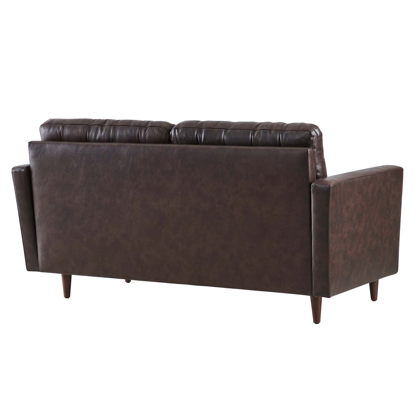 Exalt Tufted Vegan Leather Loveseat