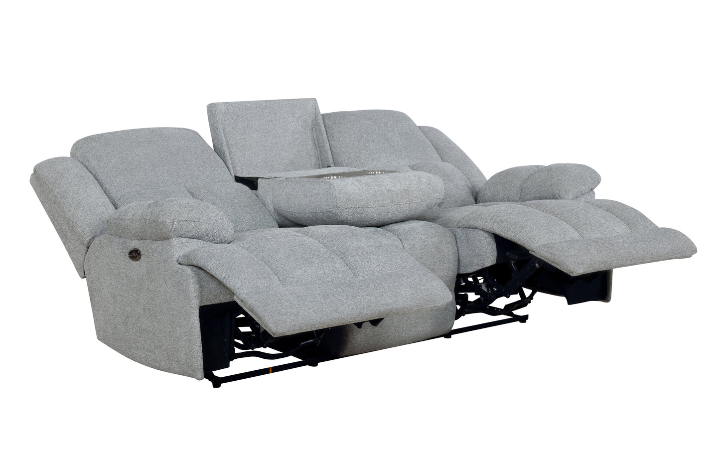 Waterbury Upholstered Power Sofa Grey