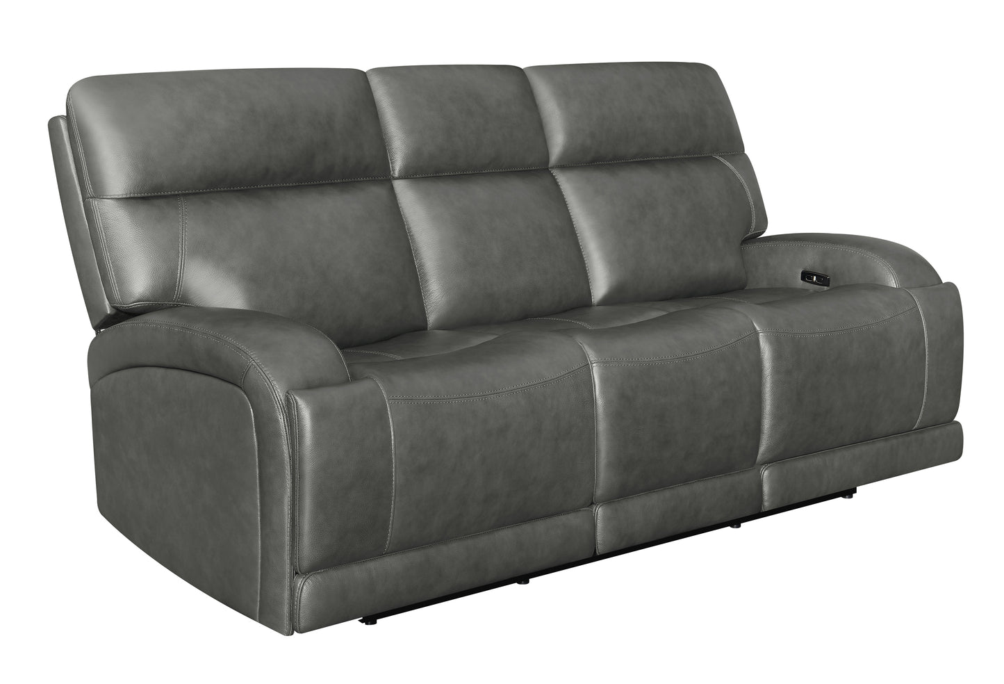 Longport Upholstered Power Sofa Charcoal
