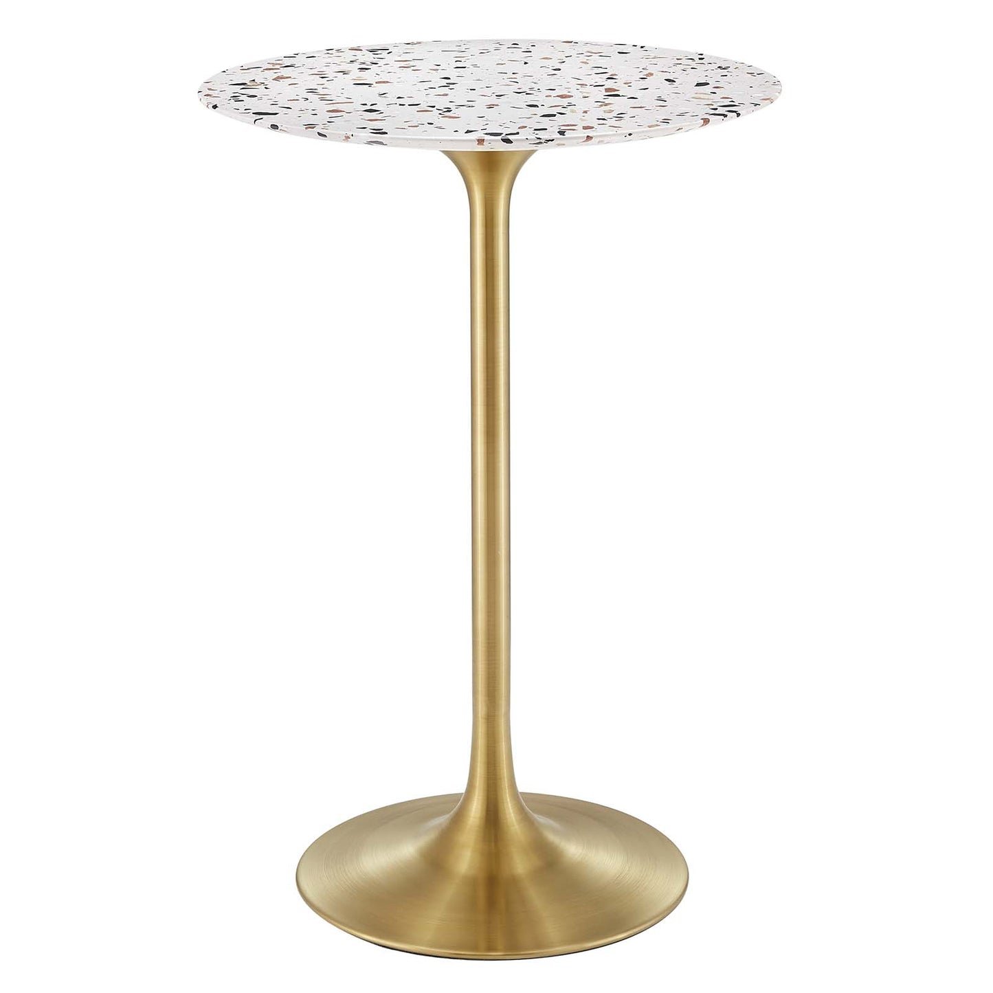 Lippa 28" Round Terrazzo Bar Table