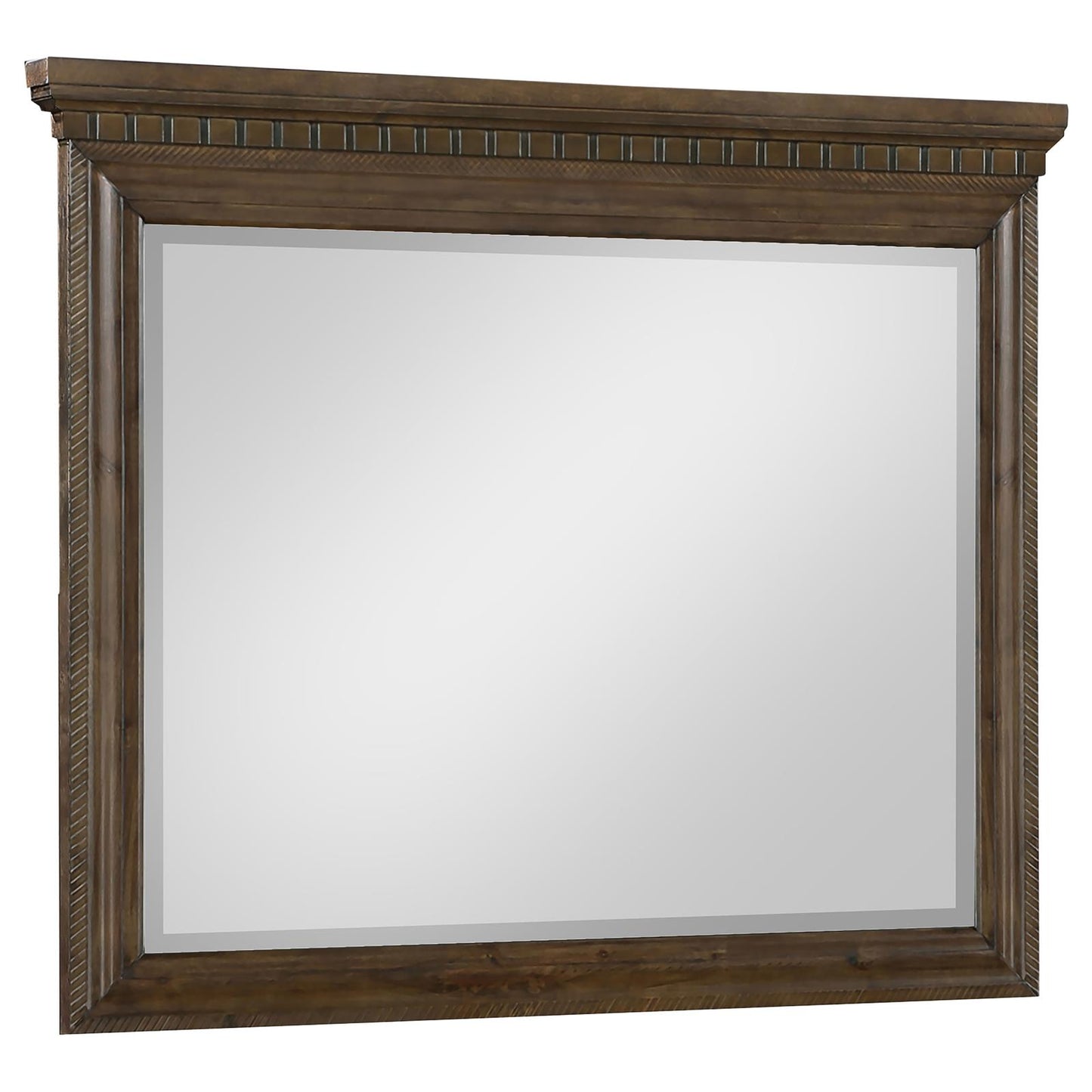 Bennington Rectangular Mirror Acacia Brown