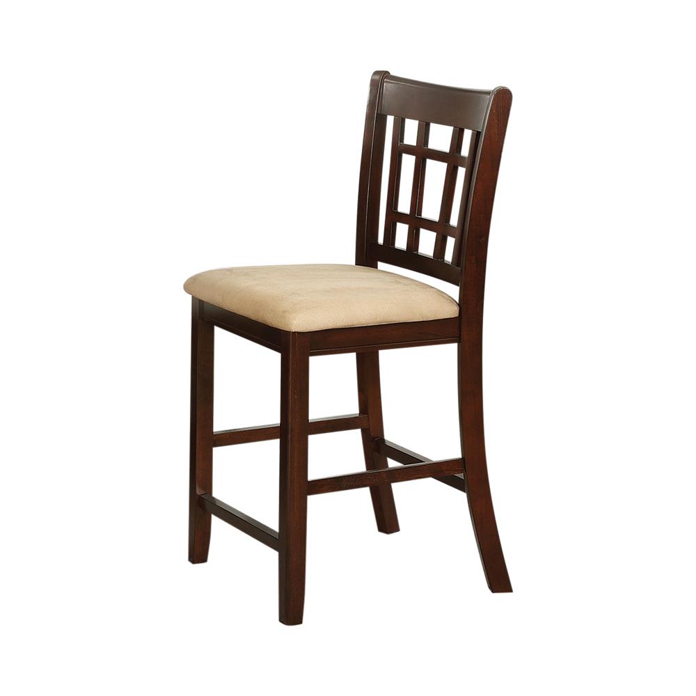 Lavon 24" Counter Stools Tan and Brown (Set of 2)