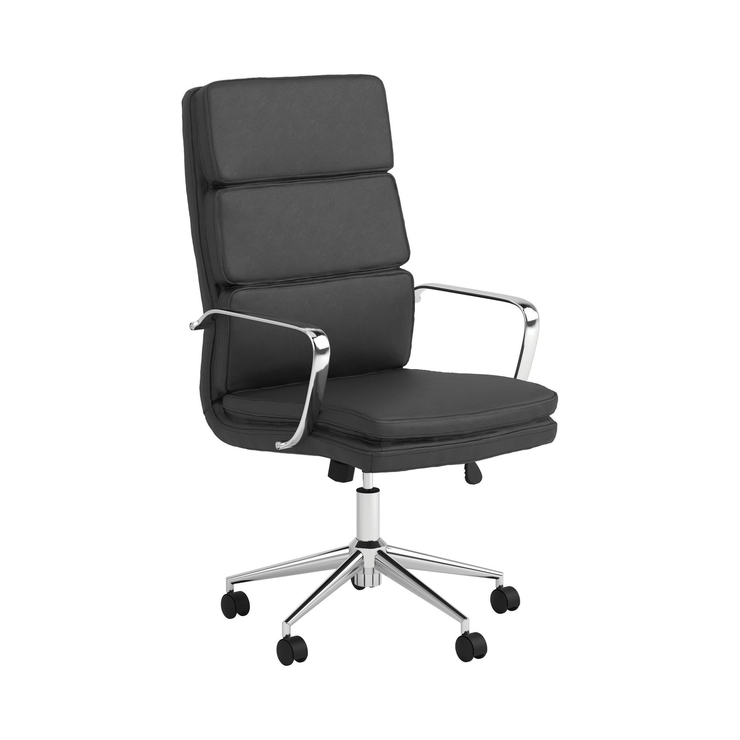 High Back Upholstered Office Chair Black