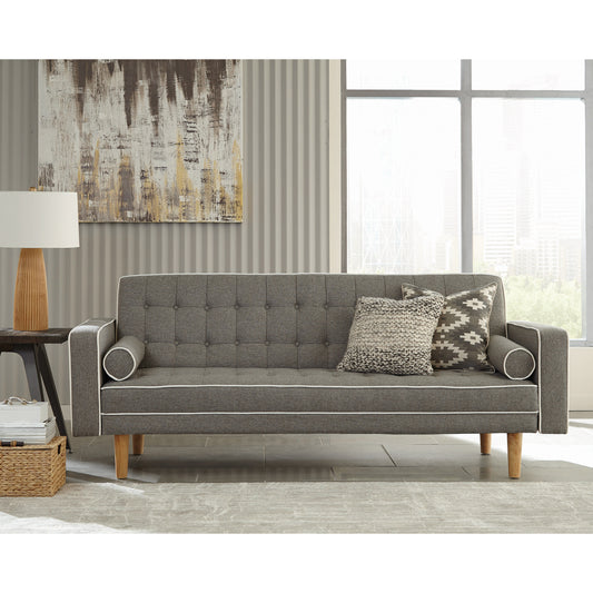 Lassen Tufted Upholstered Sofa Bed Grey