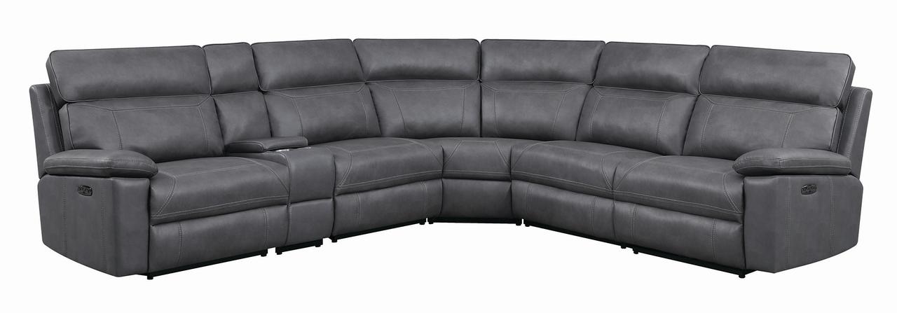 Albany 6-piece Power^2 Sectional Grey