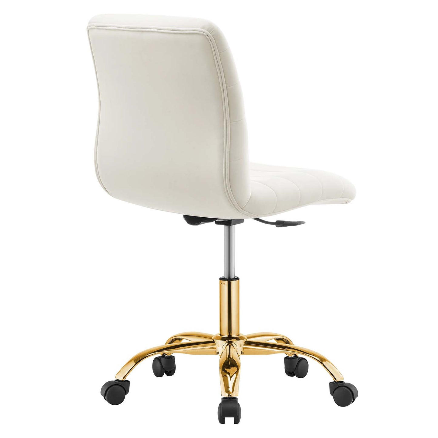 Ripple Armless Performance Velvet Office Chair