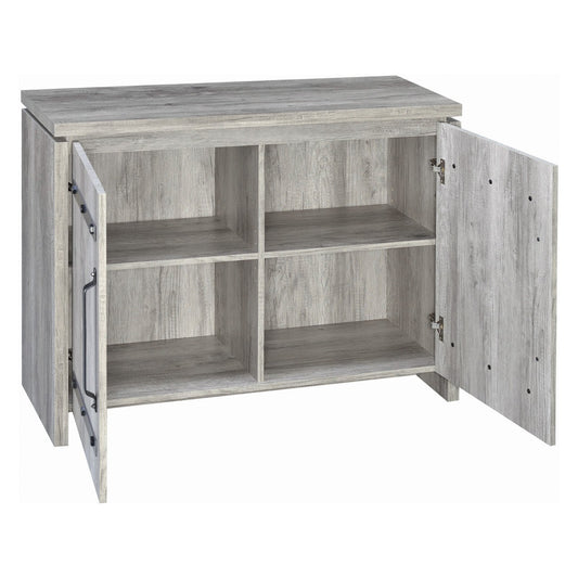 2-door Accent Cabinet Grey Driftwood