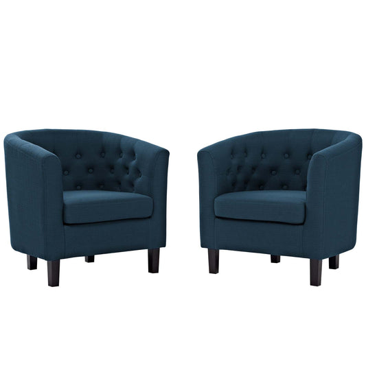 Prospect 2 Piece Upholstered Fabric Armchair Set