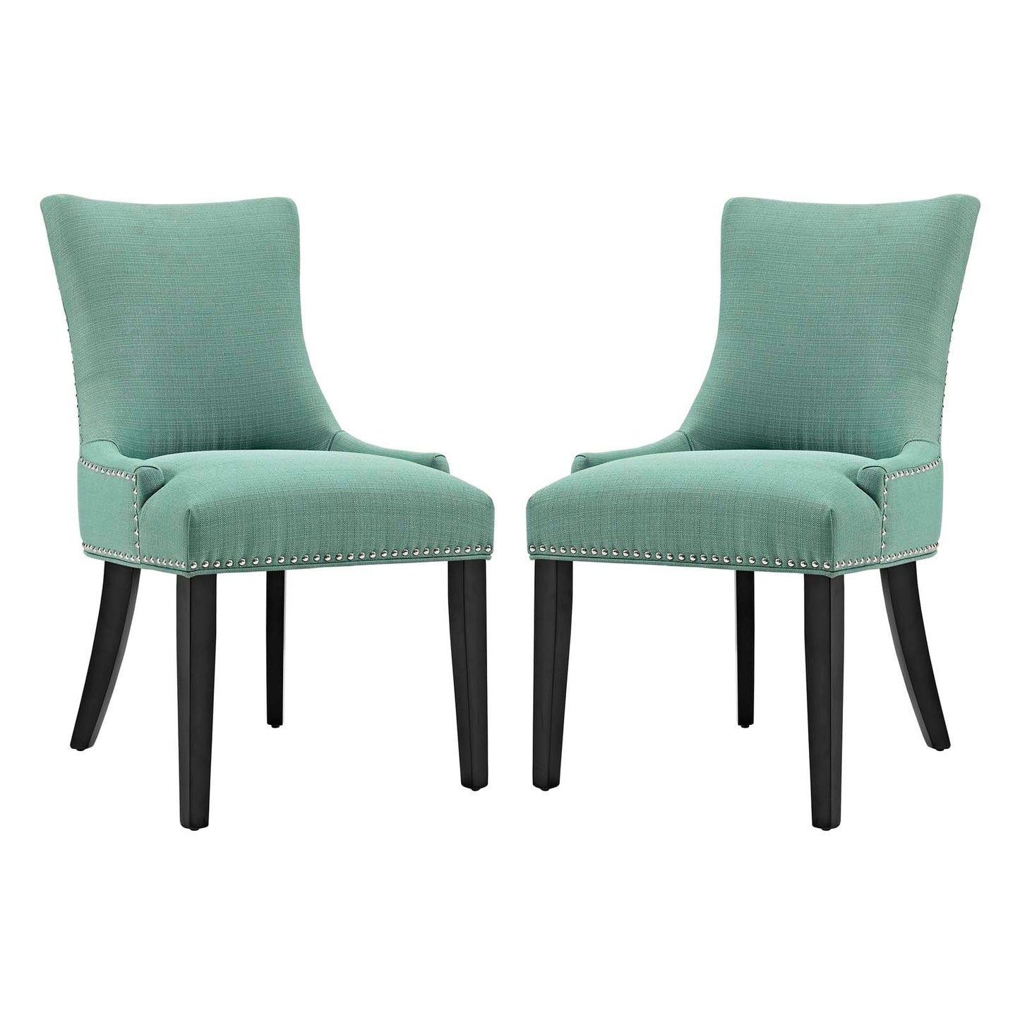 Marquis Dining Side Chair Fabric Set of 2