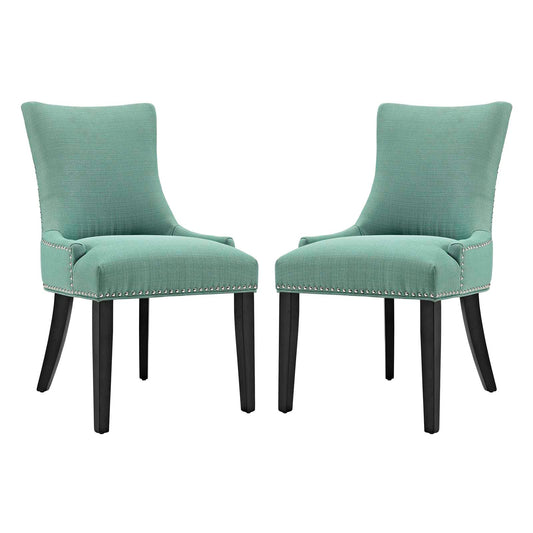 Marquis Dining Side Chair Fabric Set of 2