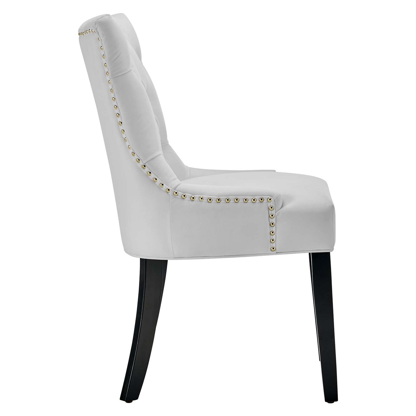 Regent Tufted Performance Velvet Dining Side Chairs - Set of 2