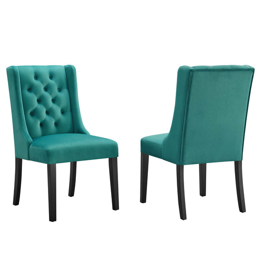 Baronet Performance Velvet Dining Chairs - Set of 2