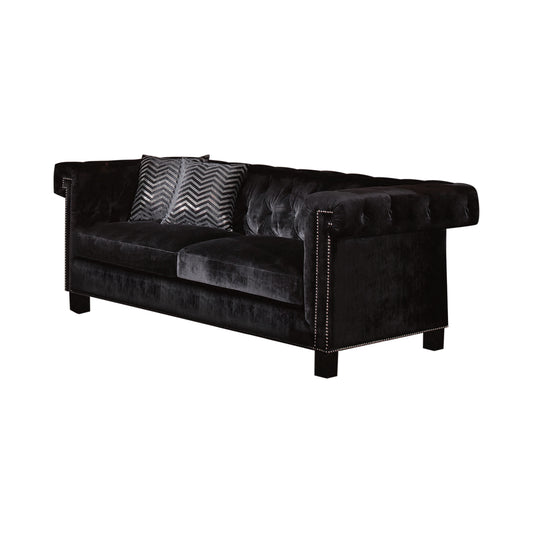 Reventlow Tufted Sofa Black