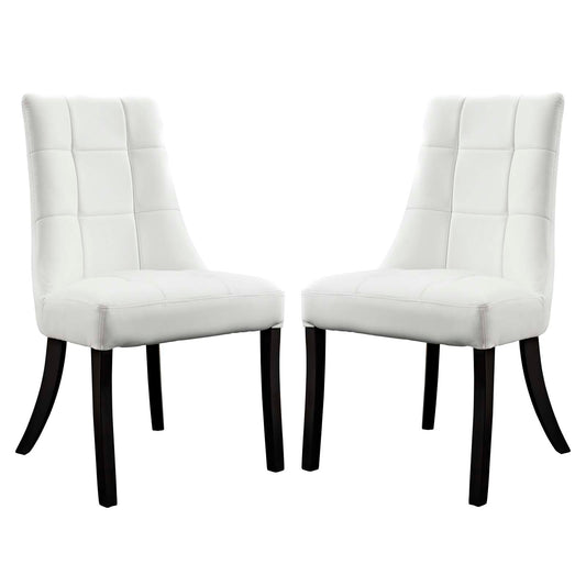 Noblesse Dining Chair Vinyl Set of 2