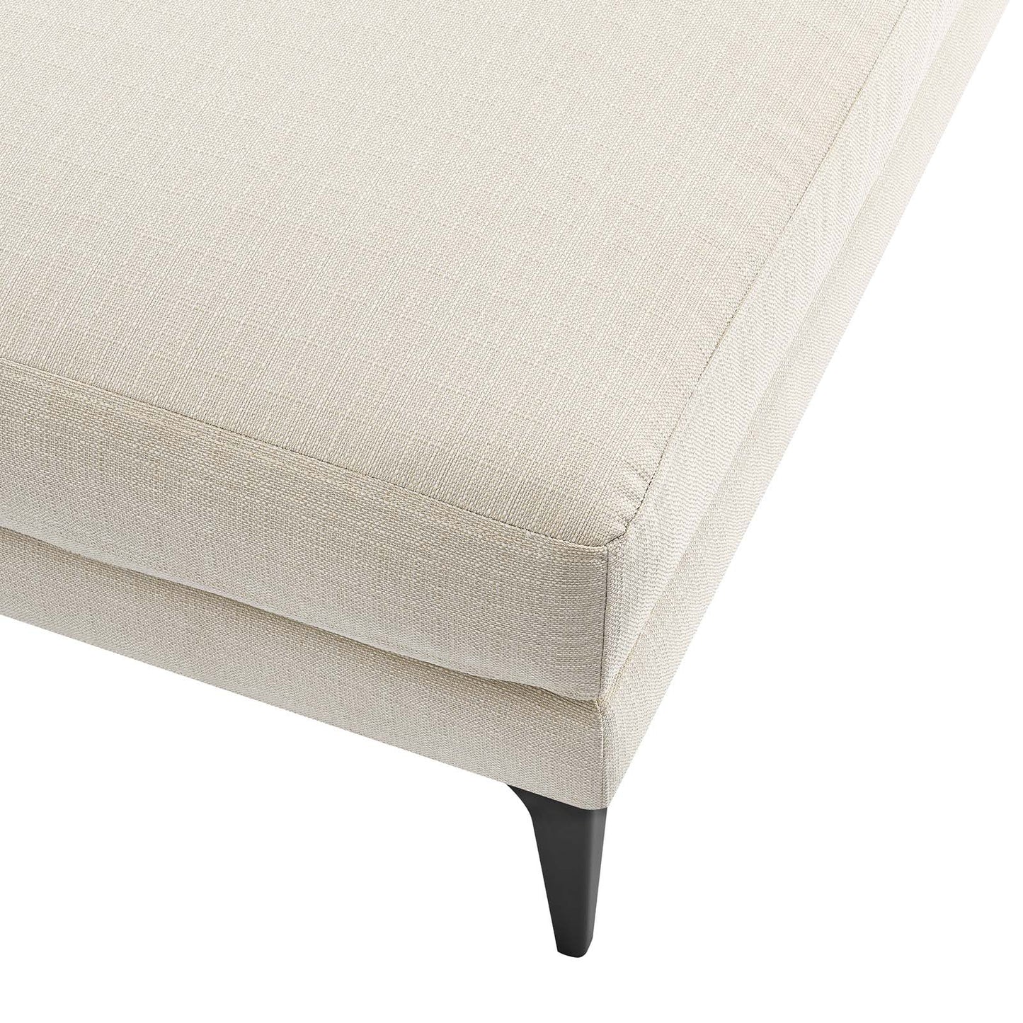 Evermore Upholstered Fabric Ottoman