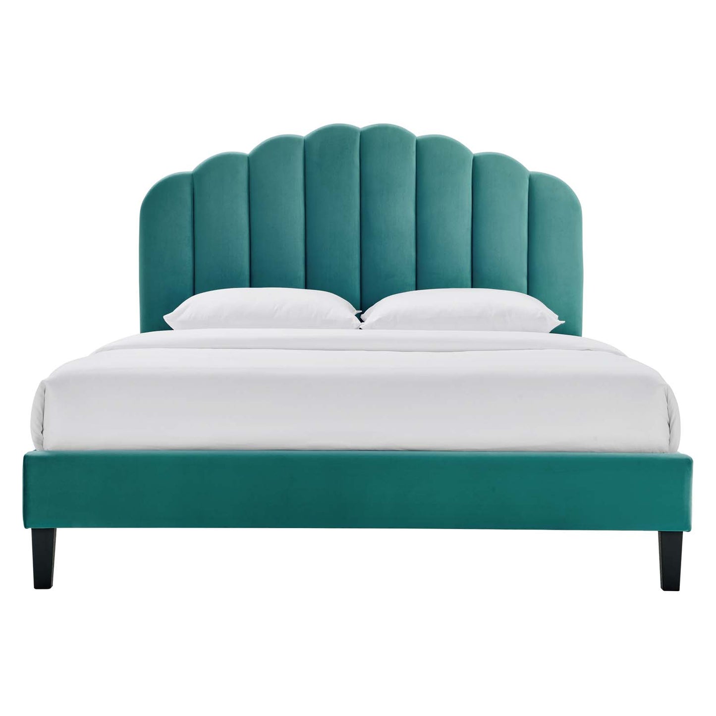 Daisy Performance Velvet Twin Platform Bed