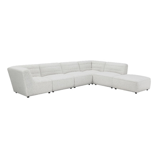 Sunny 6-piece Upholstered Sectional Natural