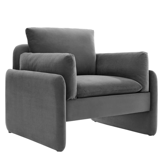 Indicate Performance Velvet Armchair