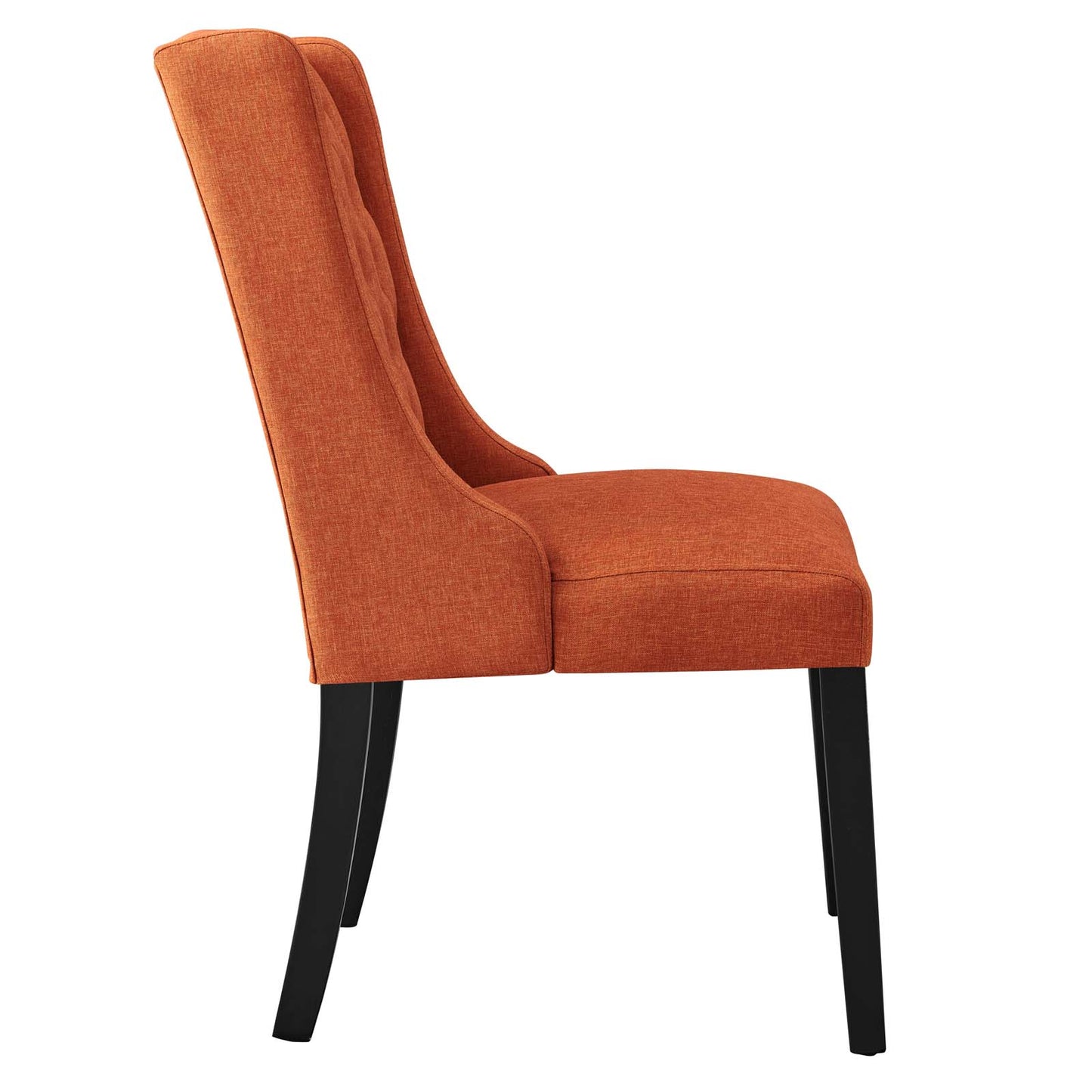 Baronet Button Tufted Fabric Dining Chair