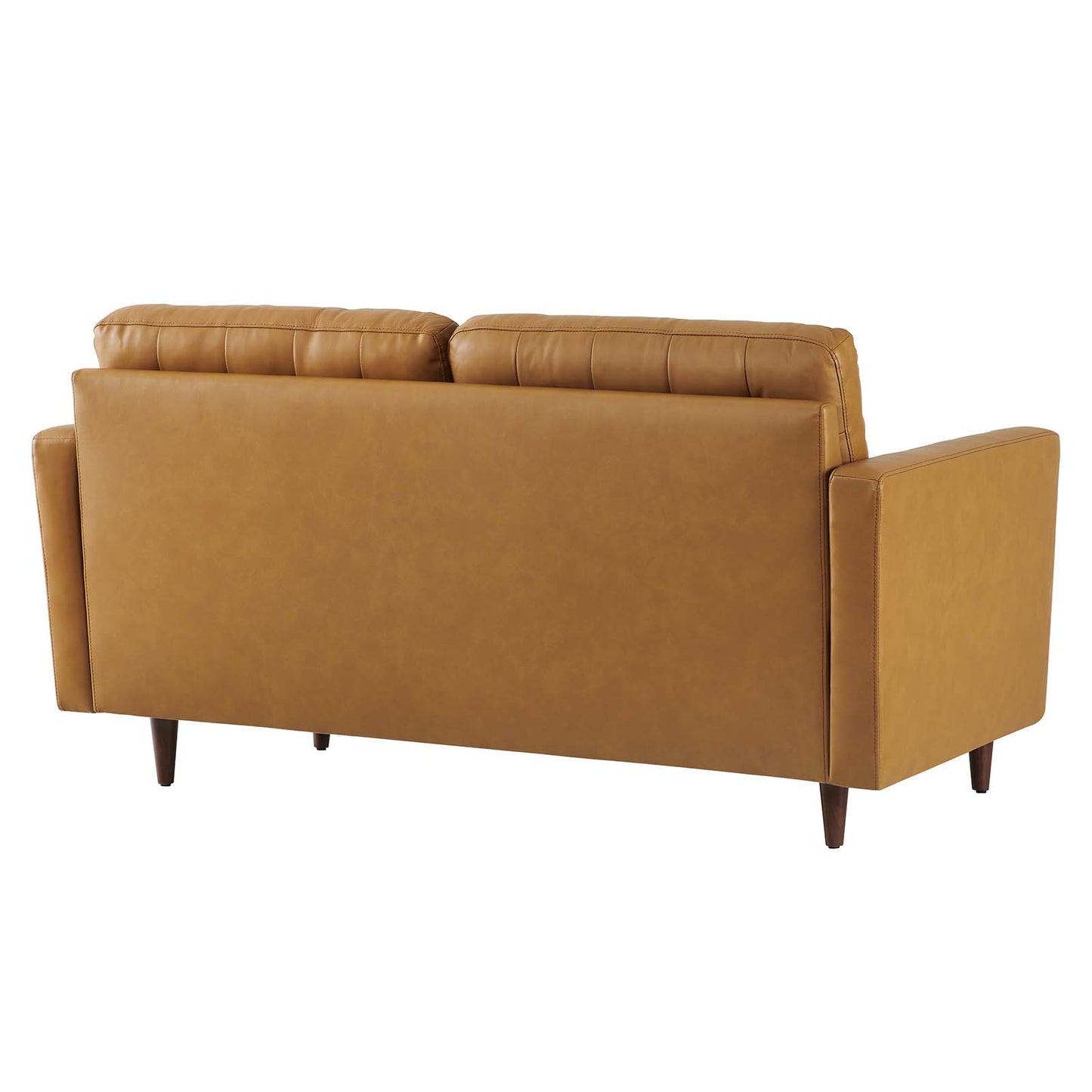 Exalt Tufted Vegan Leather Loveseat