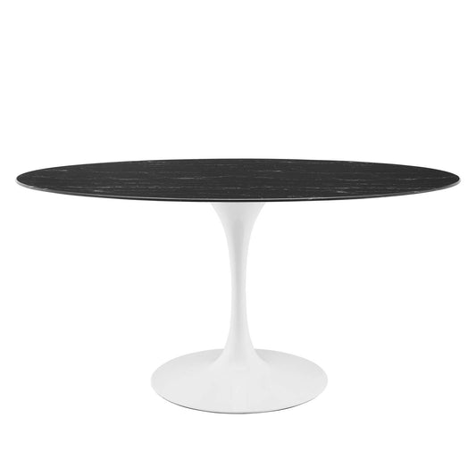 Lippa 60" Artificial Marble Dining Table