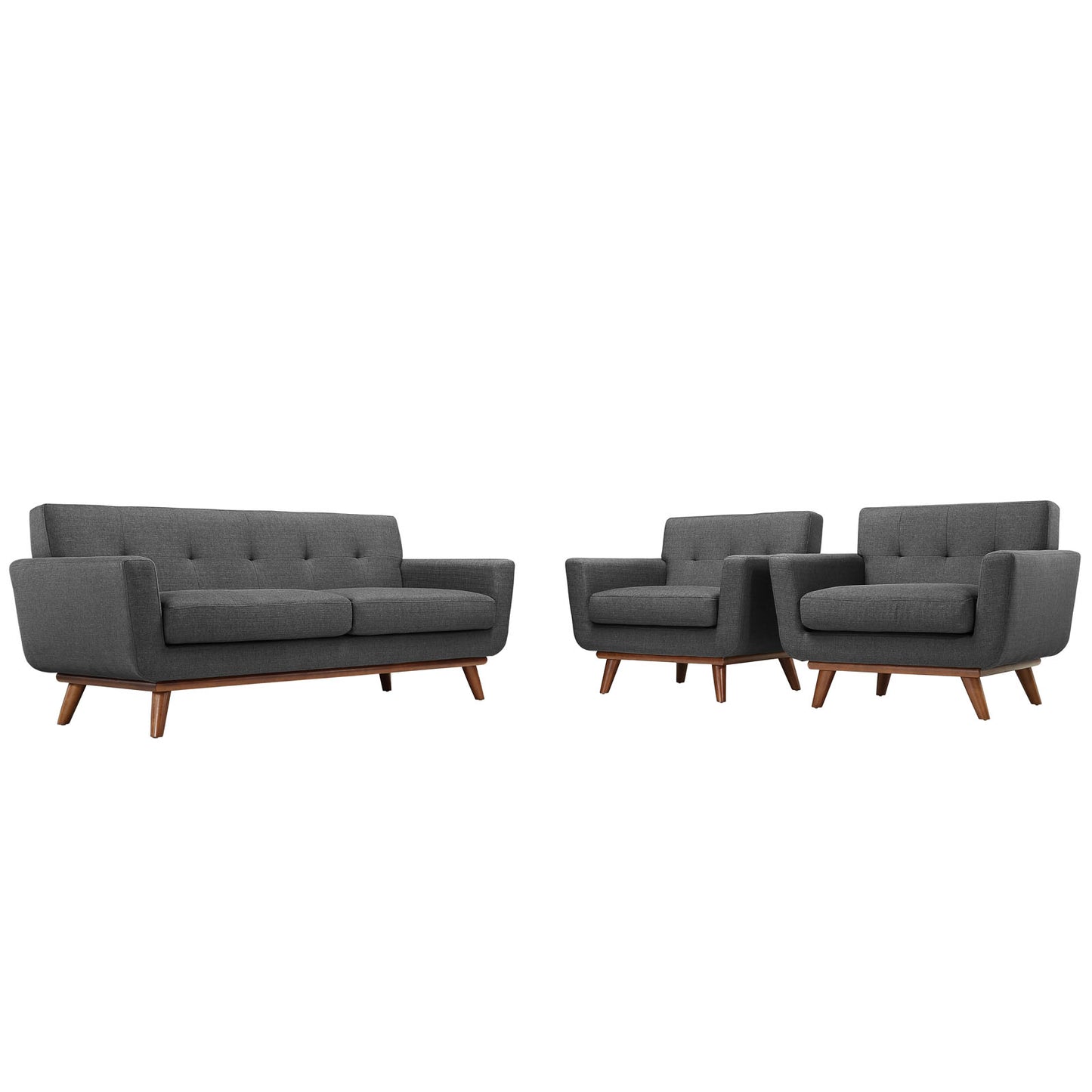 Engage Armchairs and Loveseat Set of 3