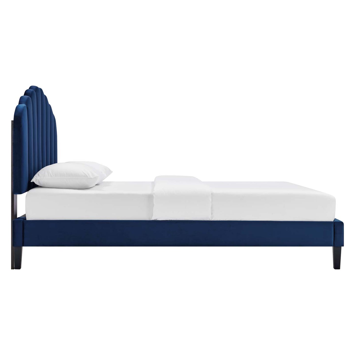 Daisy Performance Velvet Twin Platform Bed